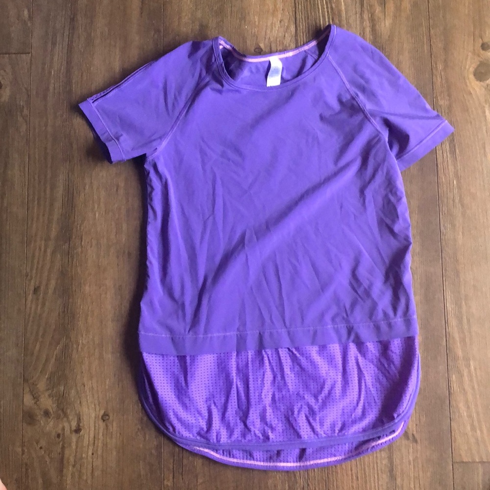 purple ivivva shirt